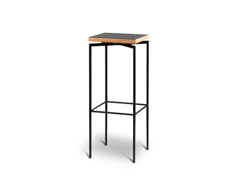 jensenplus blackbox barstol træ læder solid kvalitet