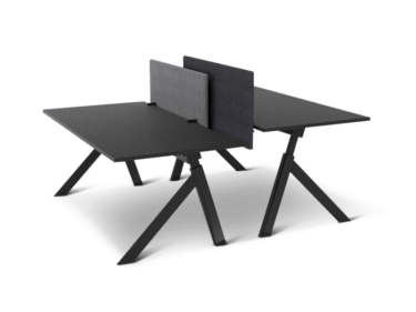 jensenplus k2 screen acoustic for height adjustable table grey any size 1
