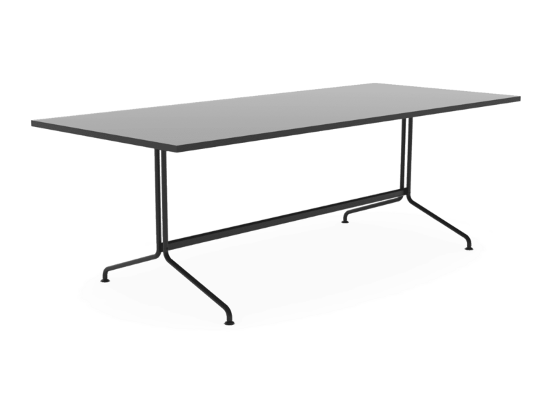 jensenplus rod7 rectangular meeting table for star base range 2