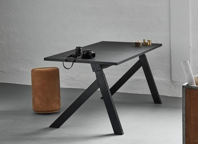 k2 table the height adjustable desk danish design by jensenplus angled legs original