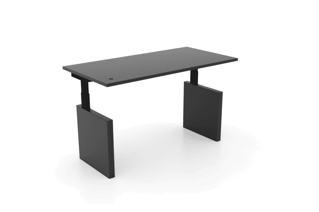 jensenplus blok geschlossene Seiten höhenverstellbarer Tisch Design 2