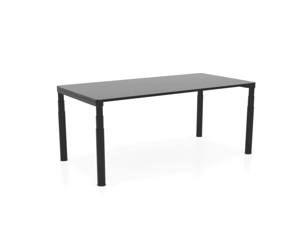 jensenplus alto højdejusterbart skrivebord med 4 ben i hvert hjørne 2